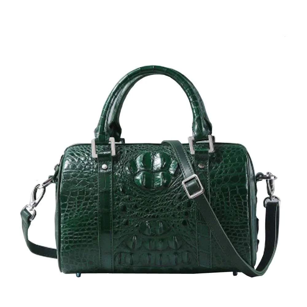 linshe crocodile  Boston bag women new  fashion  Female  single shoulder