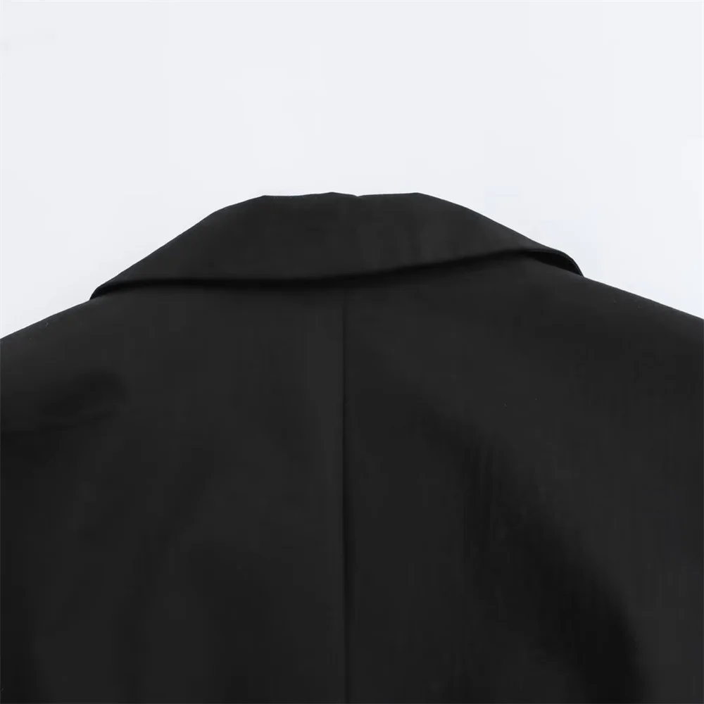 가을 신상품 여성 패션 심플 폴로 셔츠 칼라 긴팔 짧은 치마 와이드 마츠시타 스윙 드레스