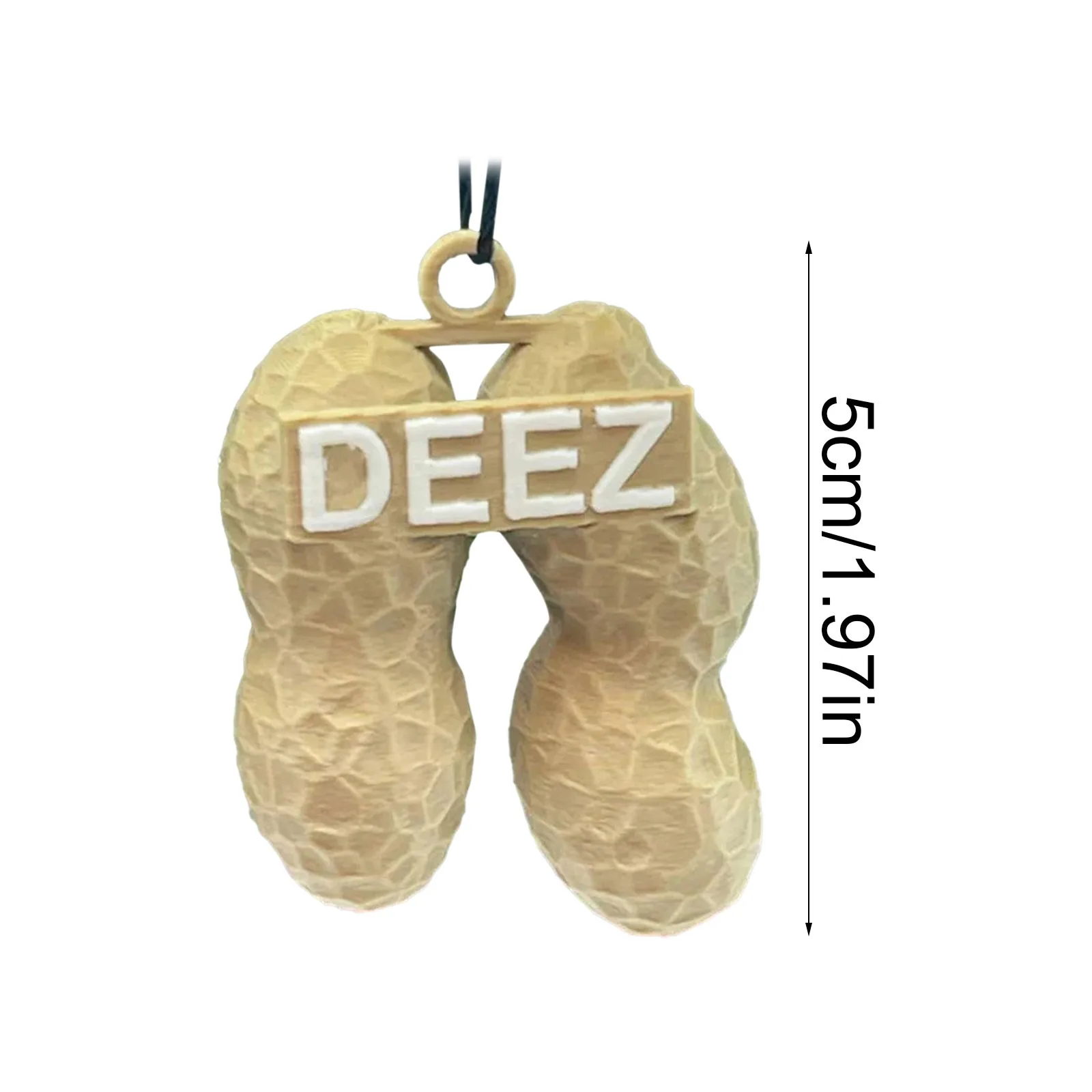 Deez Nuts-colgante divertido de Navidad, decoraciones colgantes de nuez únicas, novedad divertida, adornos de árbol de Navidad, diversión para amantes de las trocadeles