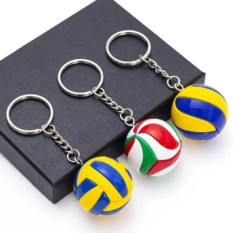 Volleyball Keychain Sports Games Gift Sport Souvenir Simulation Mini Stereoscopic Surrounding Fans Accessories Schoolbag Jewelry