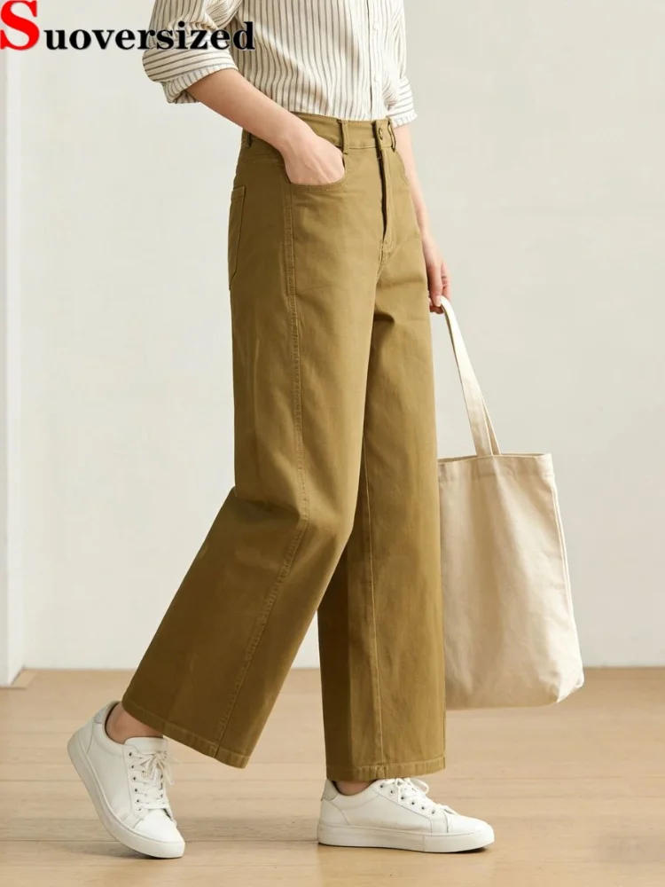 

Прямые винтажные уличные джинсы, широкие брюки с высокой талией, мешковатые джинсовые брюки в стиле ретро, женские повседневные свободные брюки до щиколотки