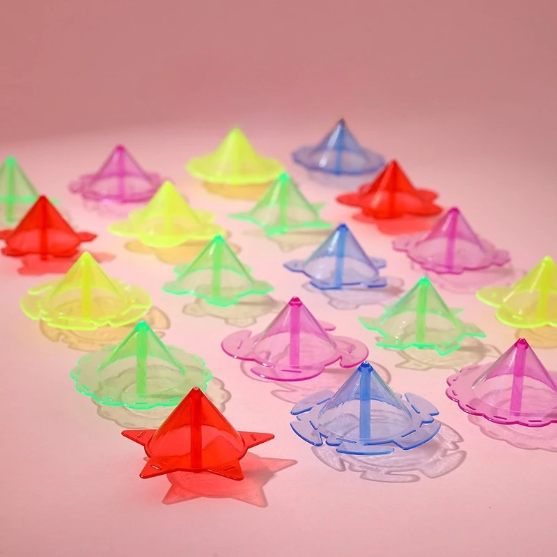 5個入り カラフル フィジェットスピナー デスクトイ 花 星 回転ジャイロ 子供 誕生日パーティー 記念品 ゲストギフト お菓子詰め合わせ