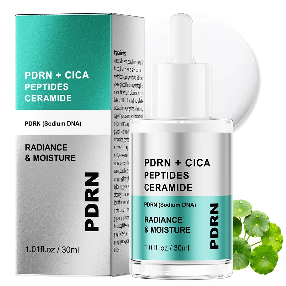 Esencia Coreana Centella PDRN CICA con Péptidos y ADN de Salmón, Hidratante Suave, Suavizante, Reparación Natural, Cuidado de la Piel Sensible
