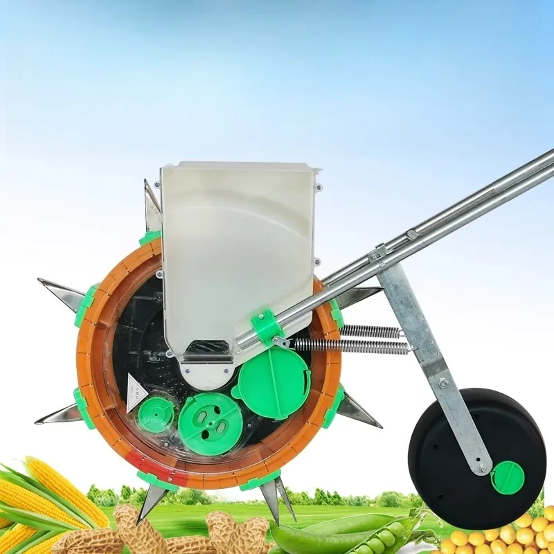 

Hand-push peanut corn soybean planter artifact precision seeding device new fully automatic small multi-function on-demand