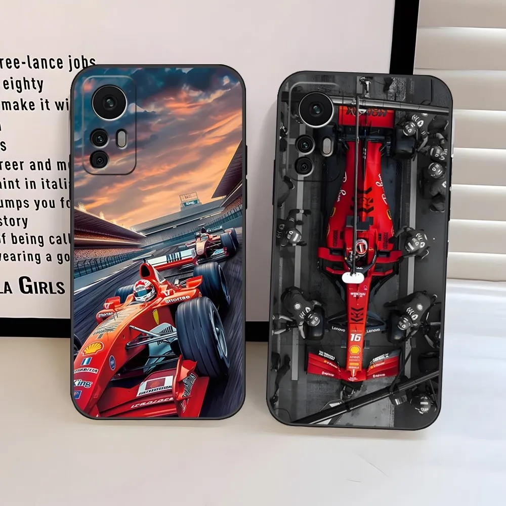 Formula 1 F1 Car Phone Case for Xiaomi 14 13 12 11T Lite Ultra Redmi Note 13 12 10 Pro POCO F4 F5 X5 Pro Back Cover