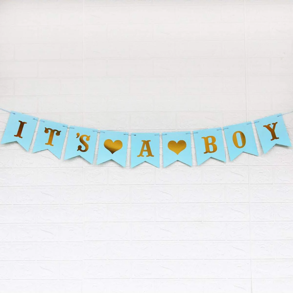 2pcs,Baby Shower Garland Decoration Birthday Party Favors Burlap Banner For Baby Girl Shower - Baby Girl Shower Decorations