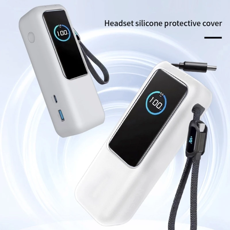 

Silicone Travel Carrying Case Power Banks Storage Bag for 25000mAh 165W