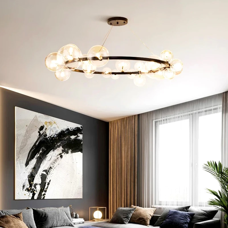 

Modern Simple living room chandelier indoor lighting Ceiling lamp hanging light led Chandeliers for living room indoor lightin