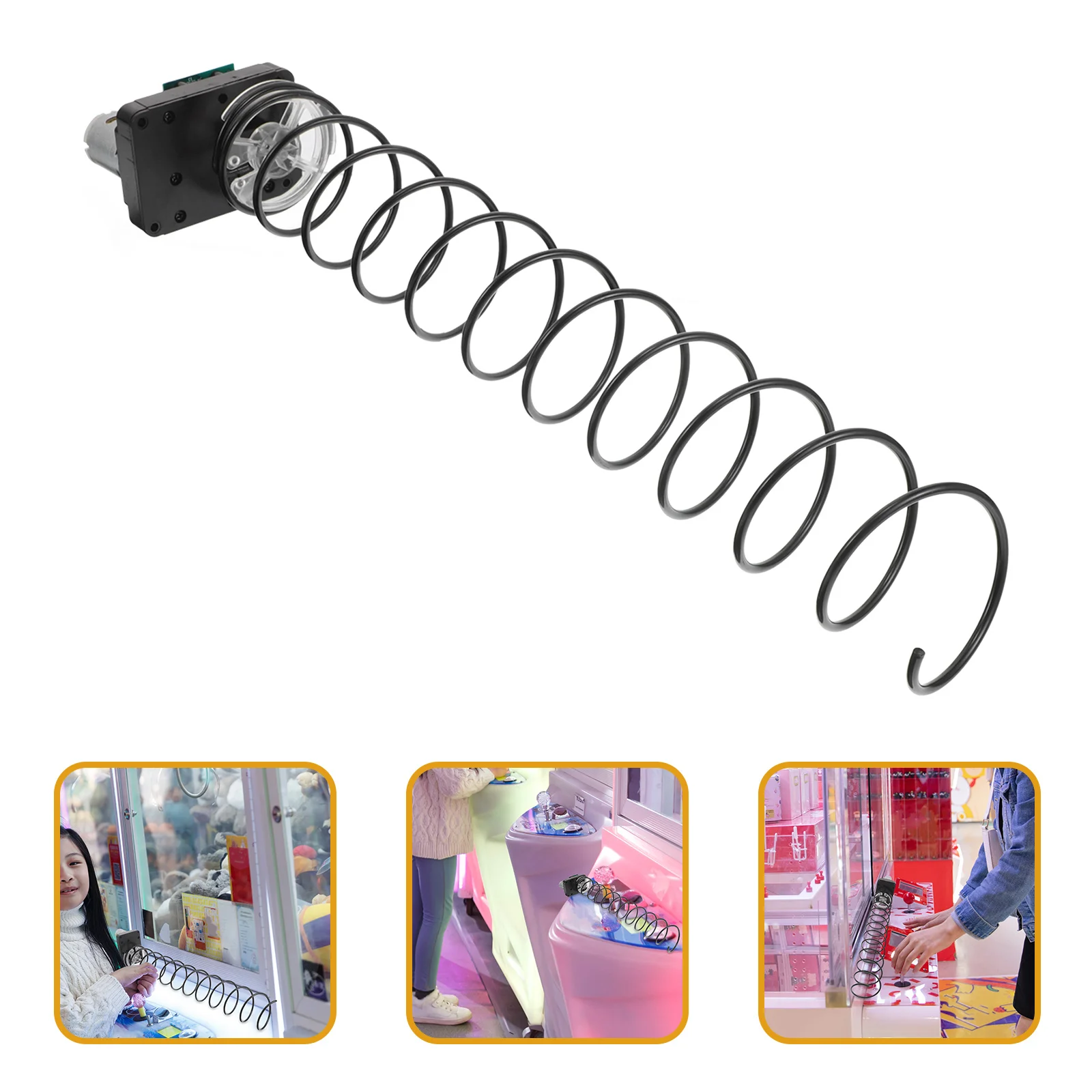 Motor Spring Screw Rod Black For Pinball Machine Kits Game Console Accessories Gaming Machine Repair Tools Mechanical Extension