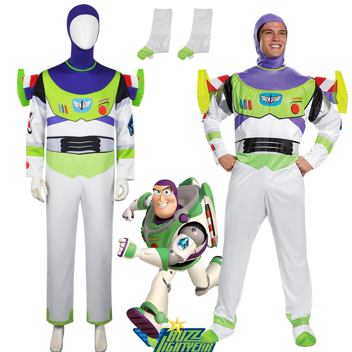 

Toy Lightyear Cosplay Buzz Costume Men Women Fancy Anime Jumpsuit Suit Halloween Carnival Role Play Stage Performese Clothes