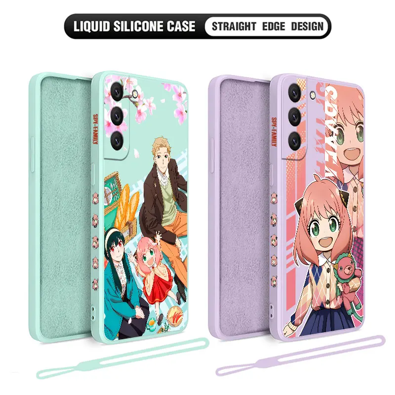 SPY×FAMILY Anya Phone Case For Samsung Galaxy S23 S22 S21 S20 Ultra Plus FE S10 S9 S10E Note 20 ultra 10 9 Plus Cover