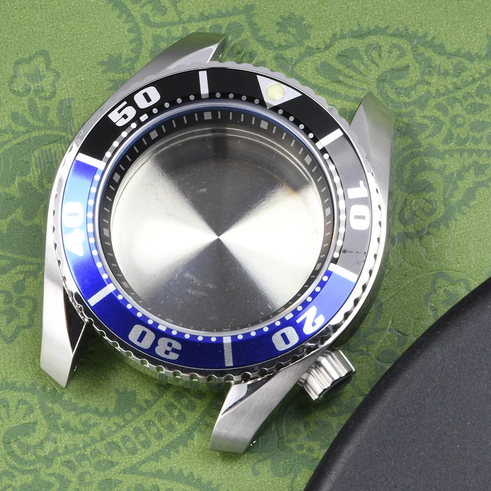 HEIMDALLR Watch Case MM200 4.0 O'clock Stainless Steel C3 Super Lume Sapphire Glass for NH35 36 Automatic Movement Diving Watch