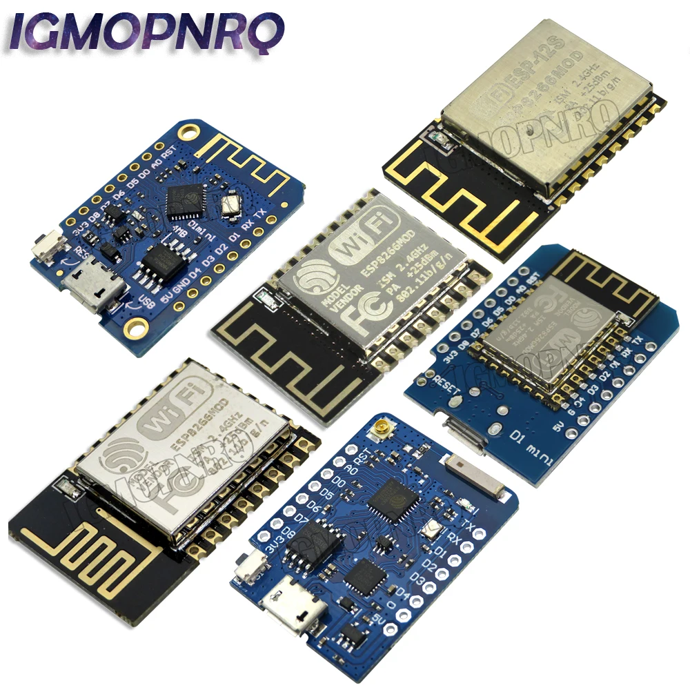 CH340G CH340 ESP8266 ESP-12 ESP-12F V2 USB WeMos D1 Mini PRO V3.0.0 WIFI Development Board NodeMCU Lua IOT Board 3.3V With Pins