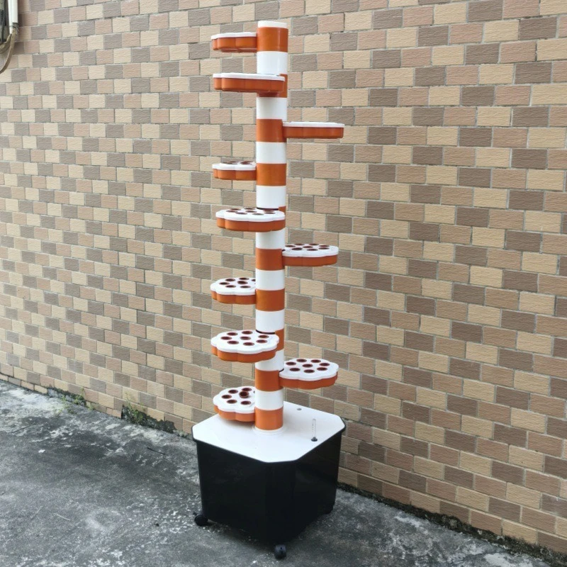 Soilless cultivation planting tower Hydroponic spiral planting tower Family hydroponic vegetable garden