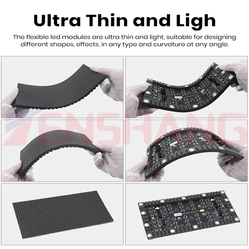 จอแสดงผล LED แบบตั้งโต๊ะรูปตัวยูสำหรับงานแสดงสินค้า พร้อมล้อเลื่อน สำหรับโฆษณาเชิงพาณิชย์