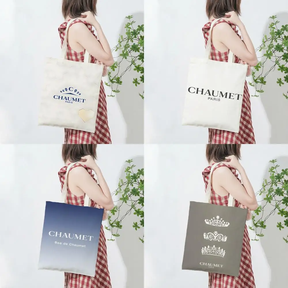 jewelry luxury C-Chaumet Storage Bags Lightweight Printed Canvas Bag Portable Daily Shopping Shoulder Bag