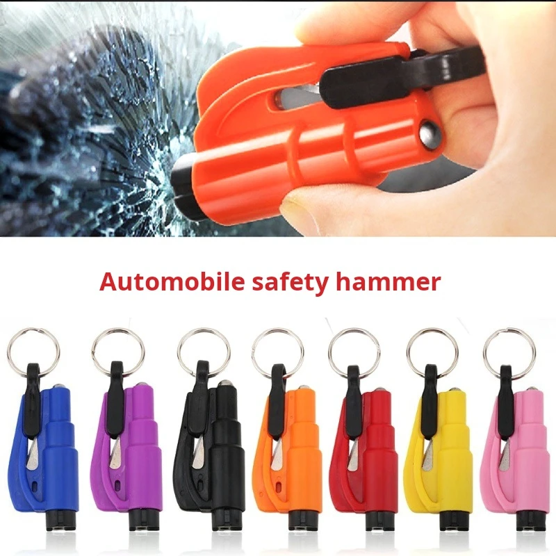

Compact 3-in Car Safety Hammer Window Circuit Breaker And Seat Belt Cutting Machine Emergency Rescue Tool For Vehicle Accessorie