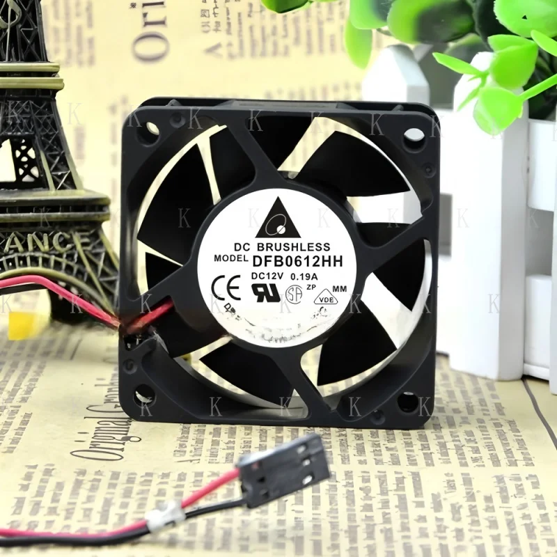 C  FOR  High Quality Cooling Fan DFB0612HH For Chassis 12V 0.19A 60*60*25mm