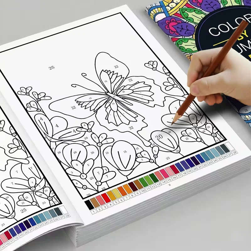 Coloriage par numéros pour adultes : pages de pixel art relaxantes – livre de coloriage anti-stress et de pleine conscience