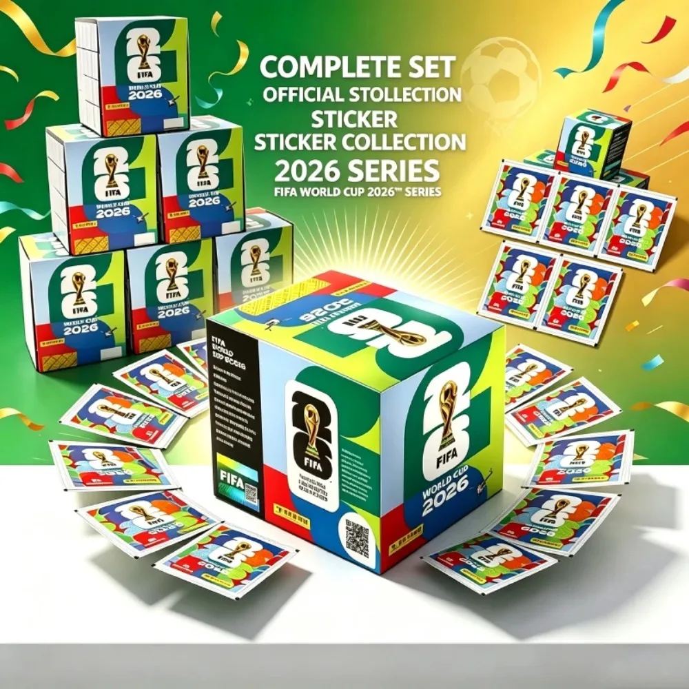 Panini 2026 FIFA World Cup Qatar Full Box Stickers Official Licensed Soccer Collectible Album Gift for Football Fans Collectors view 5