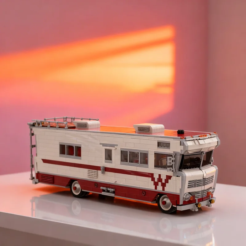 

3047pcs MOC Winnebago Chieftain II Cars Model Building Blocks Creative DIY Gift Display Decor Assemble Premium Adult Kids Desk