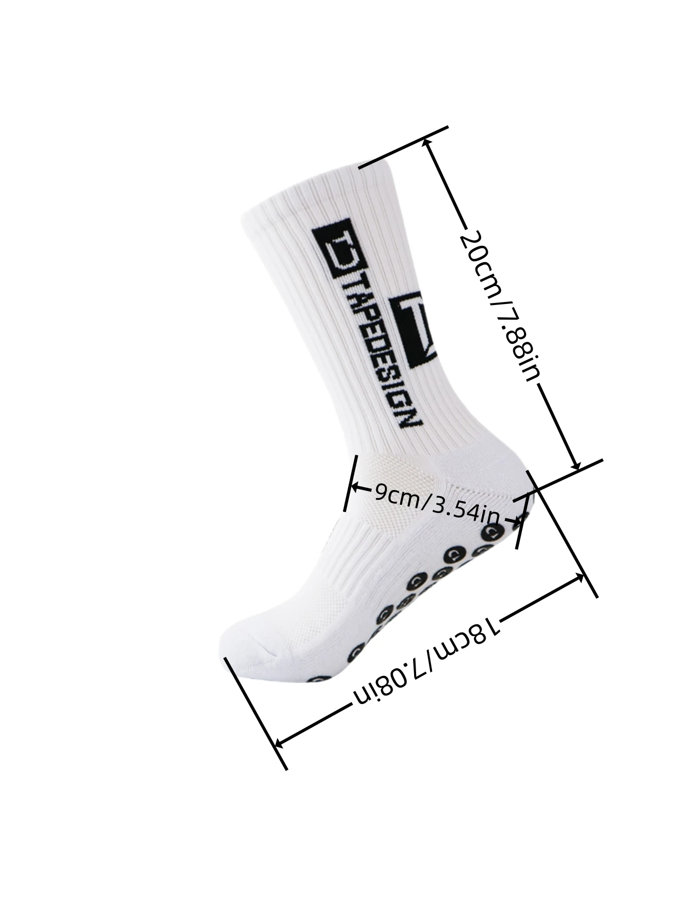 1 pair of combination TC anti-skid sports socks, football socks, and leg protection socks