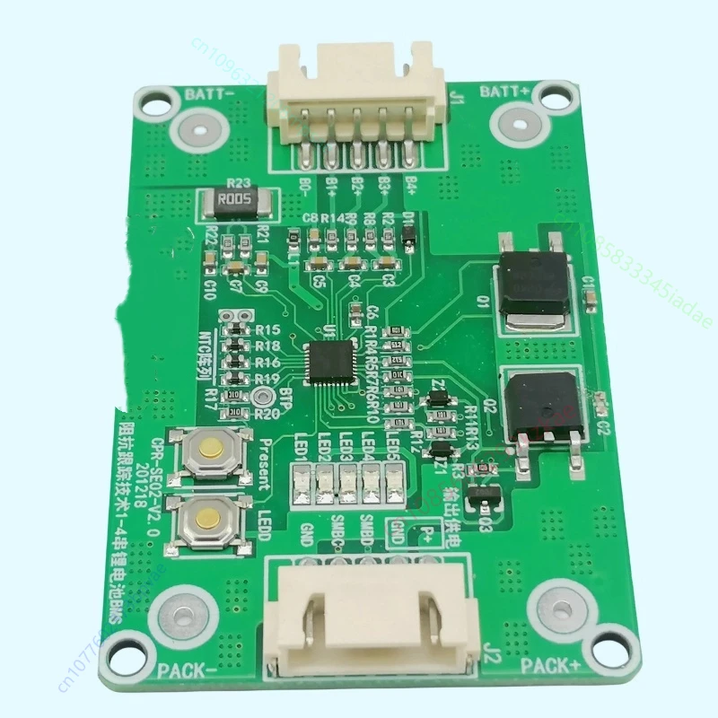 BQ40Z50 خوارزمية تتبع المعاوقة المعمارية 1-4 سلسلة 10A وحدة إدارة البطارية الحالية BMS SE02