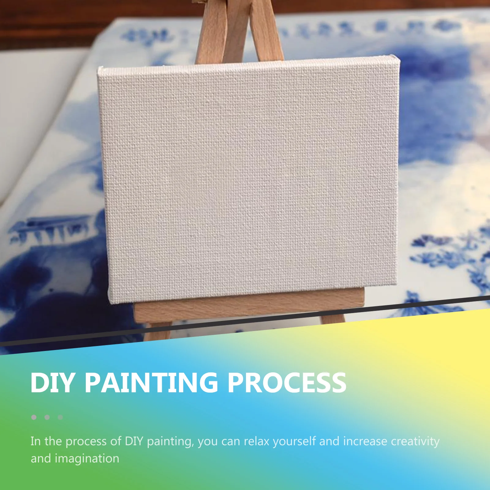 24 Pcs Paints Oil Painting Frame Canvas Frames with DIY Wrap White Stretched Child