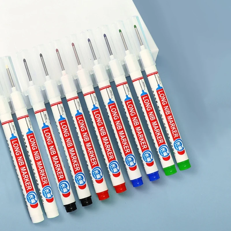 12x/набор маркеров для глубокого вылета, маркер для носа длиной 20 мм, водонепроницаемый маркер для глубоких отверстий