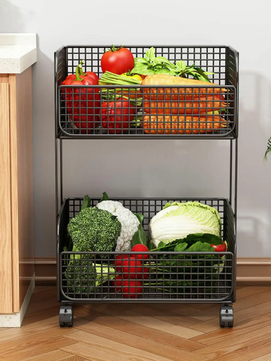 new-kitchen-vegetable-fruit-basket-stand-mobile-countertop-storage-ra-iron-material-modern-simple-sle-home-organization-tool