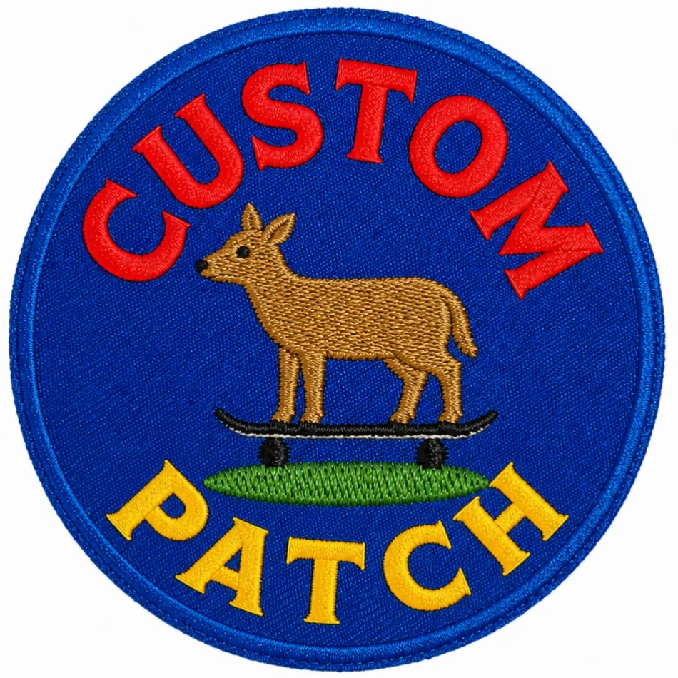 Custom Logo Embroidery Patches Personalized Name Image Iron On Patches Customized Embroidered Applique Patches For DIY Clothing
