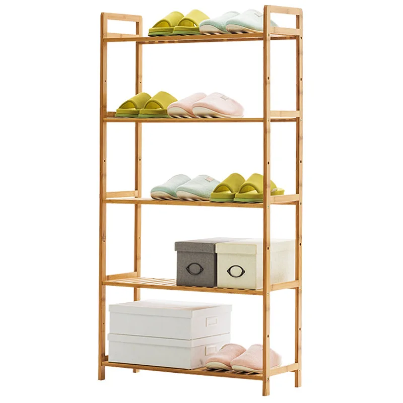

Simple Shoe Rack Wooden Multi-layer Dust-proof Entry Shoe Rack