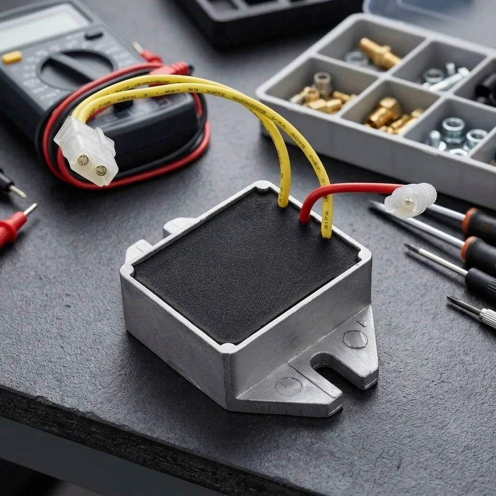 Small Engine Regulator 12V Voltage Regulator Engine Voltage Regulator Replacement Voltage Regulator 10A To 16A Support