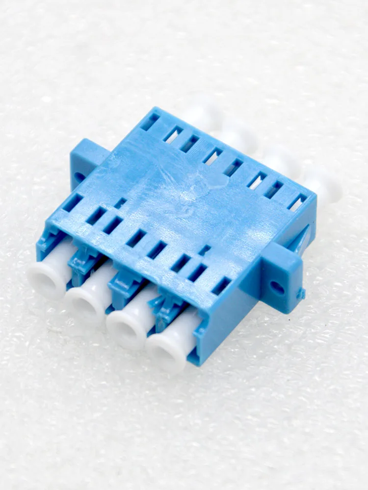 10pcs LC/UPC/APC Optical Fiber Connectors Flange Adapter Duplex Multimode Coupler Telecom Fiber Connectors Factory Wholesale