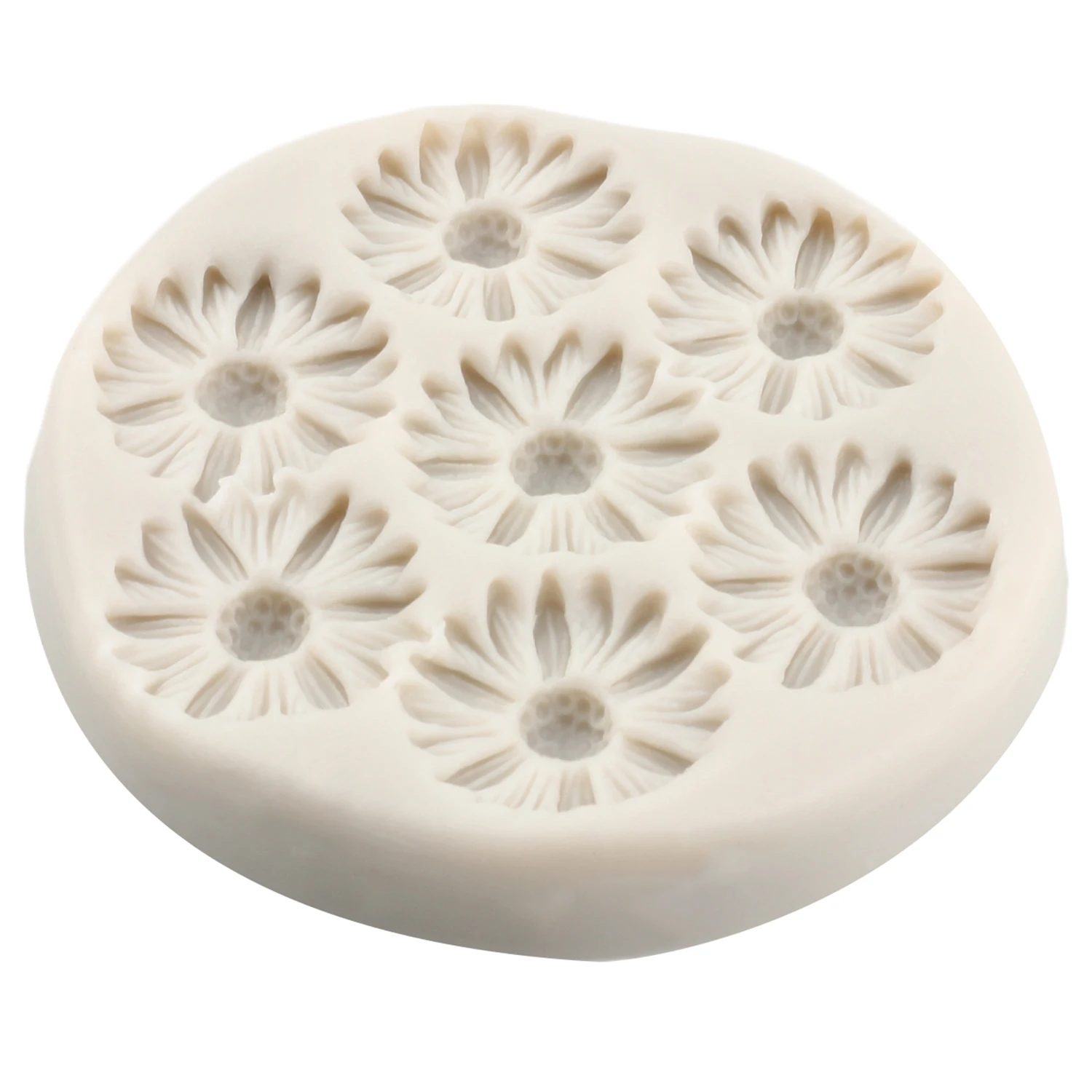 Daisy Silicone Mold Flower Candy Clay Chocolate Gumpaste Molds DIY Wedding Cupcake Topper Fondant Cake Decorating Tools