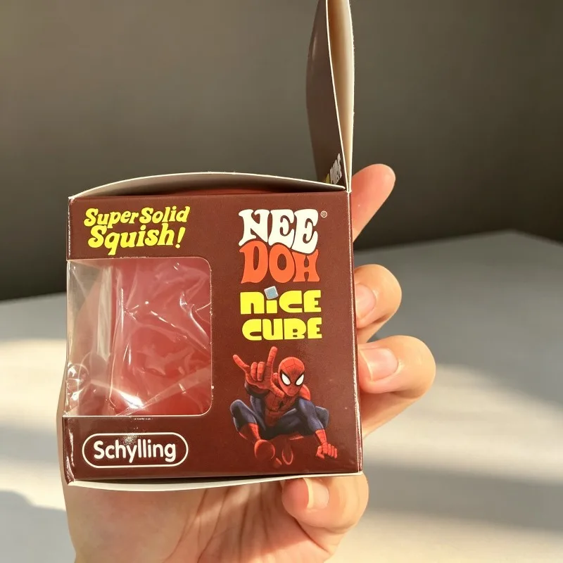 Needoh Ice Cube Spider-Man Squishy-Spielzeug, Maltose-Block-Stressabbau-Fidget-Spielzeug, niedliches Rebound-Squeeze-Ventil-Spielzeug für Kinder und Erwachsene – Detail 6