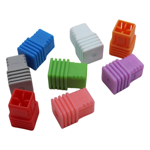 Imagen 2 del producto Contenedor de 10 piezas para brocas de uñas, agujero de 2,35mm, 8 colores