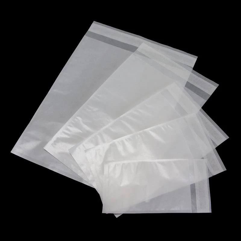 100Pcs/lot Translucent Glassine Paper Bag Self Adhesive Envelope Packing Bag For Clothing/Gift Waxed Storage Bag