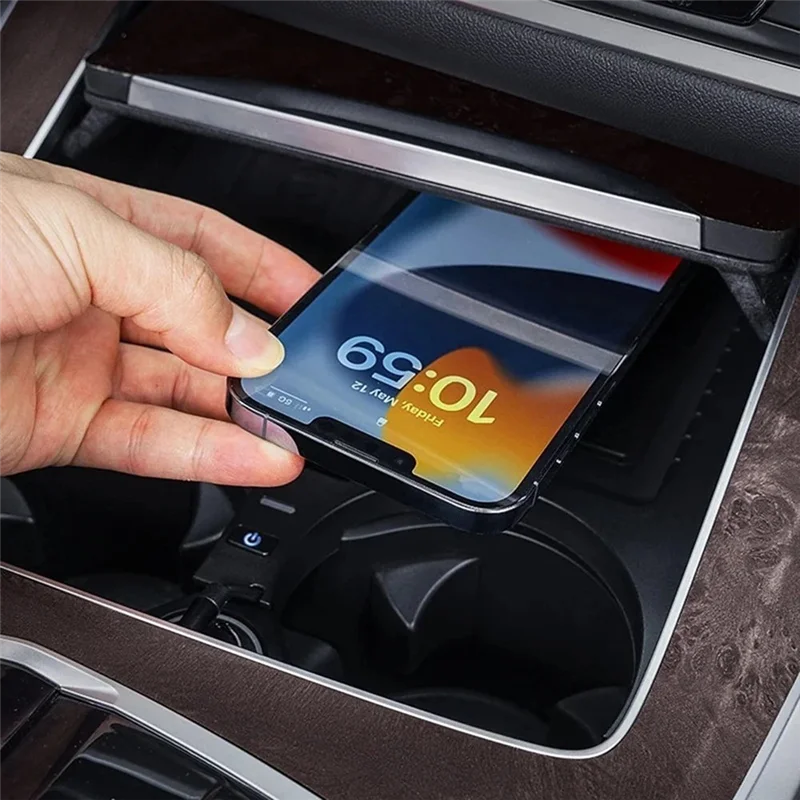 

Classy-Car Wireless Charger For BMW X5 2020-2024 Center Console Phone Charging Pad Mat Car Accessories