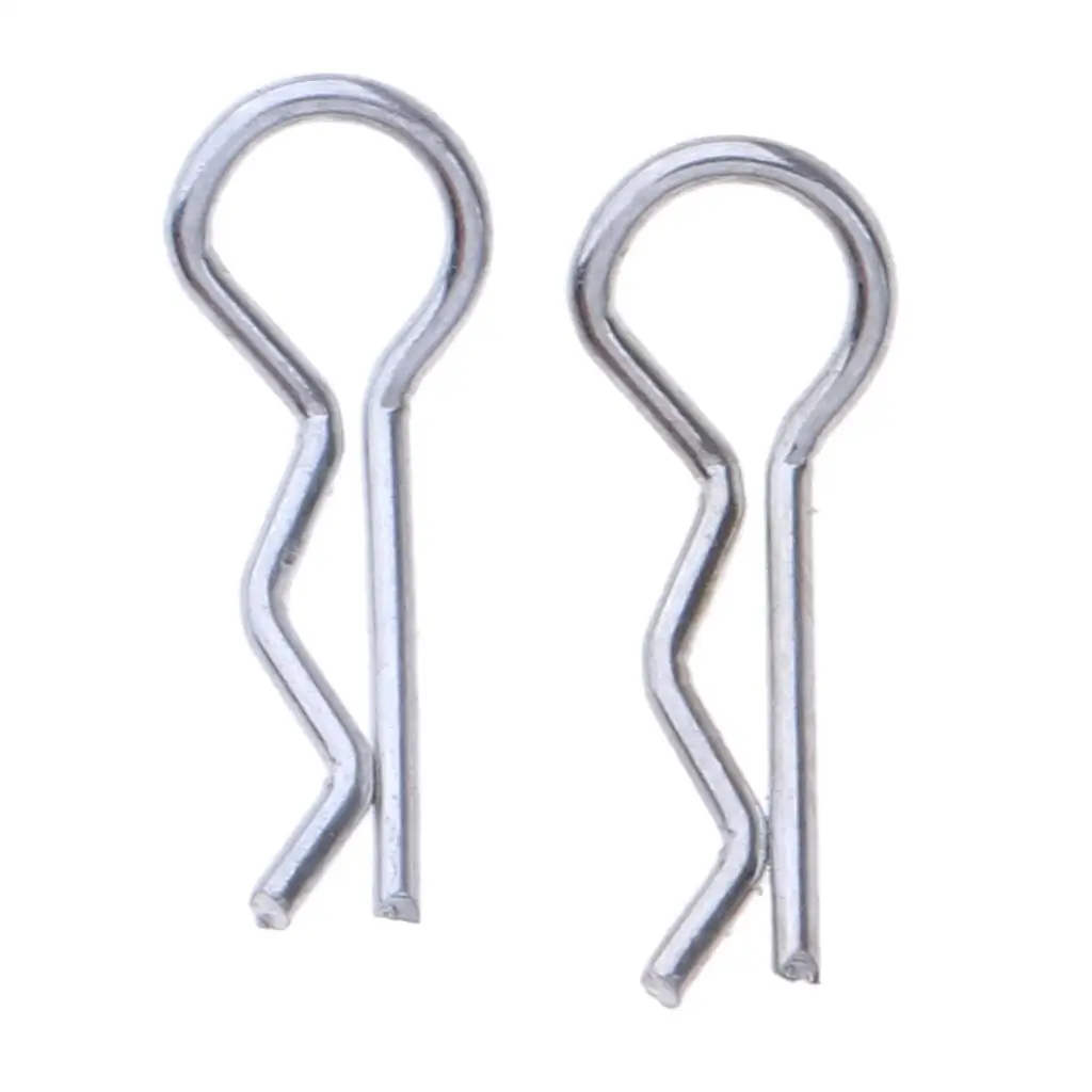 Metal R Shape Body Clips RC Car Pin Set for Wltoys K969 K979 K989 P929 P939 1 28 Upgrade Accessories