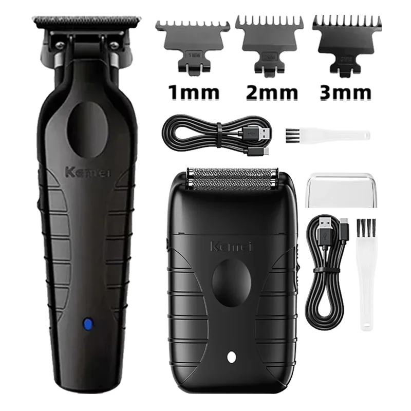 

Kemei Km-809A Km-2299 Km-T95 Профессиональные парикмахерские беспроводные электрические машинки для стрижки волос USB перезаряжаемые триммеры для стрижки волос