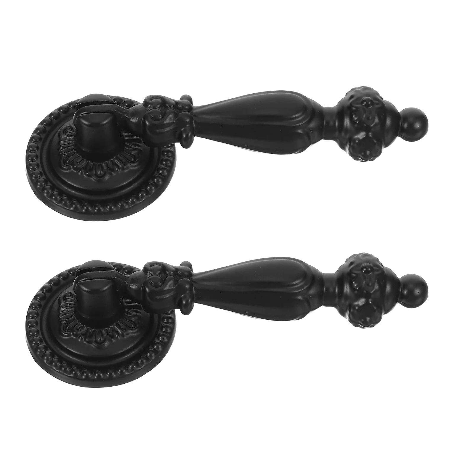 

2Pcs Round Zinc Alloy Cabinet Knobs Vintage Bronze Finish Drawer Pulls for Dresser Cupboard Kitchen Retro Decorative Handles