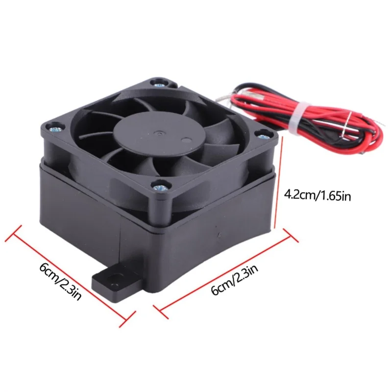 100W 12V Energy Saving PTC Car Fan Air Heater Constant Temperature Heating Element Heaters