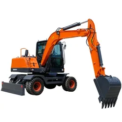 Wheel excavator loader, small excavator, agricultural micro excavator, one ton small excavator, engineering household