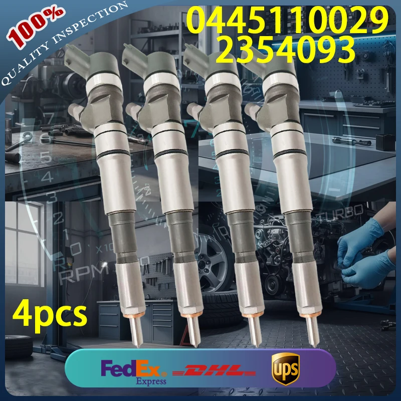 

0445110029 High Quality Common Rail Diesel Injector 15532354093 for BMW E46 E39 E38 E53 330D 330XD 530D 730D Diesel Engine 4pcs