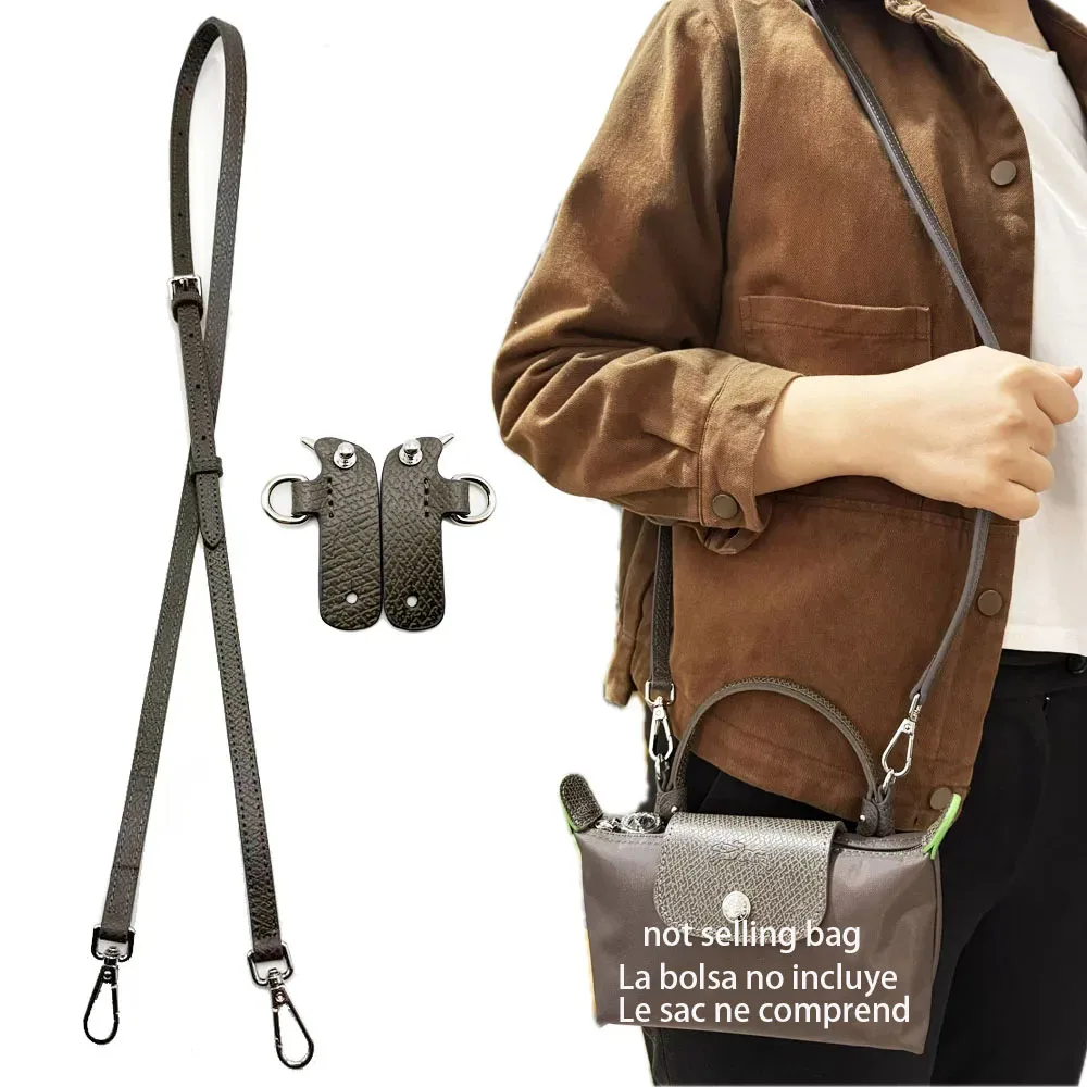 

Leather Replacement Crossbody Bag Strap for LONGCHAMP Terra Mini Bag Shoulder Strap No Punching Modification Bag Accessories