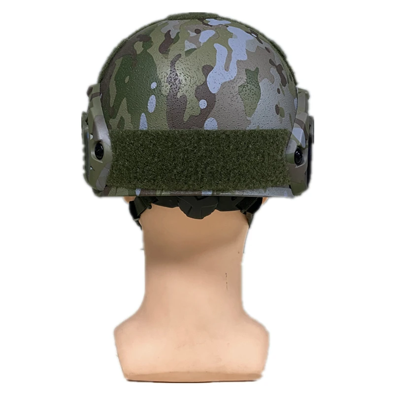 Kevlar fast ballistic helmet, PE MC ballistic camouflage, NIJ IIIA, Wendy class suspension lining, bulletproof