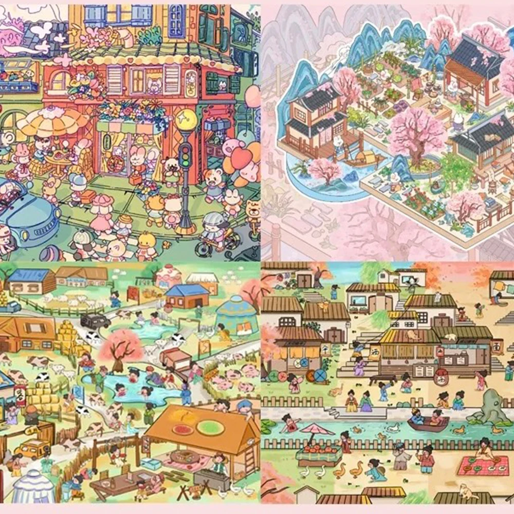 diy-bonito-cartoon-rua-canto-flor-loja-com-paisagem-adesivos-taoyuan-mountain-villa-miniatura-cena-em-grande-escala-colagem