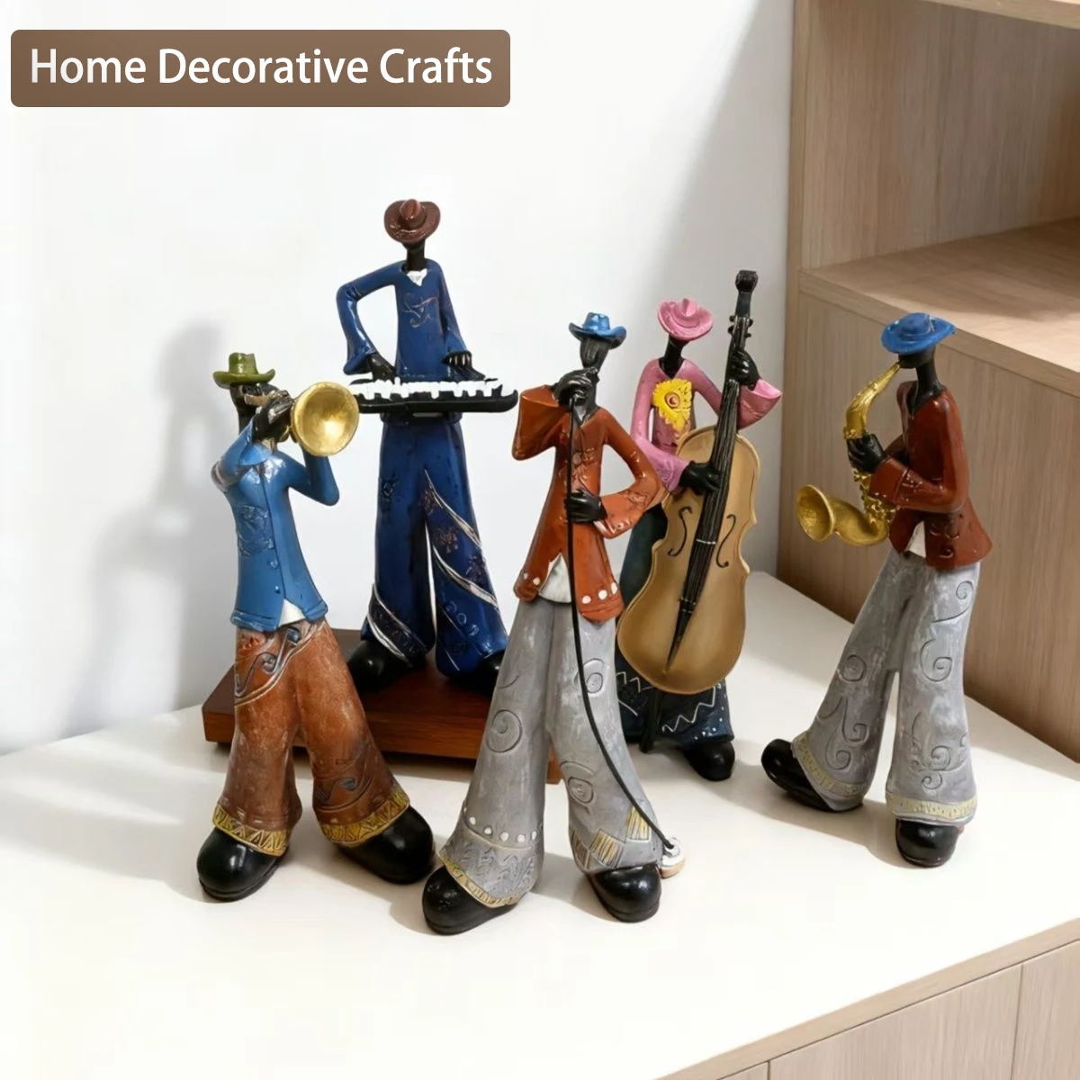

Resin People ornaments Sculpture Home Decor Table Decoration and Accessories Office Nordic Decorative Sculptures and Figurines