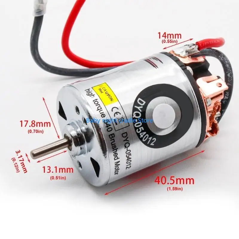 J2FF 원격 제어 모터 540 원격 제어 차량 및 보트 용 브러시드 모터
